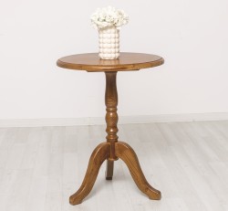 Masa cafea rotunda de la Rustic Butique PS400 - Culoare_P084 - LACUIT & VOPSIT