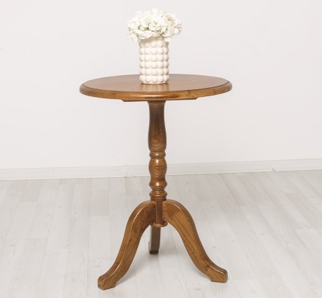 Masa cafea rotunda de la Rustic Butique PS400 - Culoare_P084 - LACUIT & VOPSIT