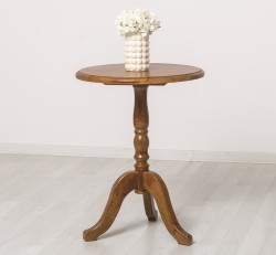 Masa cafea rotunda de la Rustic Butique PS400 - Culoare_P084 - LACUIT & VOPSIT