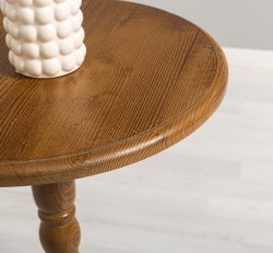 Masa cafea rotunda de la Rustic Butique PS400 - Culoare_P084 - LACUIT & VOPSIT
