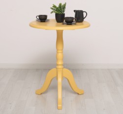 Masa cafea rotunda de la Rustic Butique PS400 - Culoare_P050 - VOPSIT