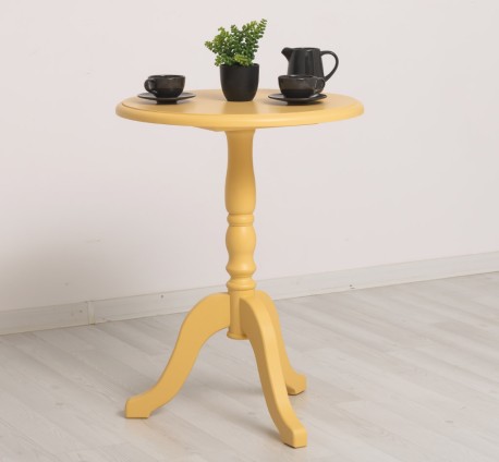 Masa cafea rotunda de la Rustic Butique PS400 - Culoare_P050 - VOPSIT