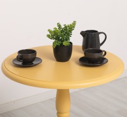 Masa cafea rotunda de la Rustic Butique PS400 - Culoare_P050 - VOPSIT