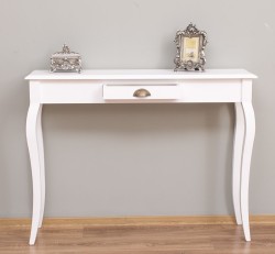 Consola cu picioare curbate, 1 sertar de la Rustic Butique PS410 - Culoare_P004 - VOPSIT
