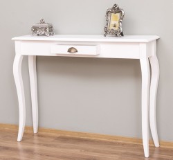 Consola cu picioare curbate, 1 sertar de la Rustic Butique PS410 - Culoare_P004 - VOPSIT