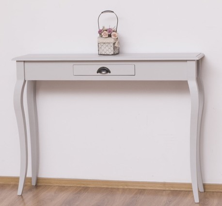 Consola cu picioare curbate, 1 sertar de la Rustic Butique PS410 - Culoare_P010 - VOPSIT