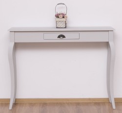 Consola cu picioare curbate, 1 sertar de la Rustic Butique PS410 - Culoare_P010 - VOPSIT