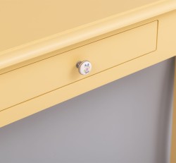 Consola cu picioare curbate, 1 sertar de la Rustic Butique PS410 - Culoare_P050 - VOPSIT