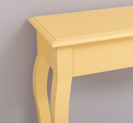 Consola cu picioare curbate, 1 sertar de la Rustic Butique PS410 - Culoare_P050 - VOPSIT