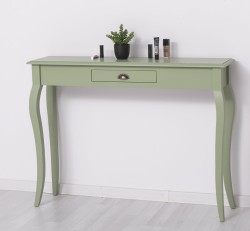 Consola cu picioare curbate, 1 sertar de la Rustic Butique PS410 - Culoare_P054 - VOPSIT