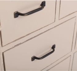 Comoda cu 12 sertare, Colectia Directoire de la Rustic Butique PS485 - Culoare_P029++P025A - 2 STRATURI DE CULORI ANTICHIZAT