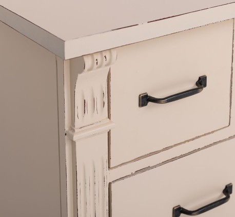 Comoda cu 12 sertare, Colectia Directoire de la Rustic Butique PS485 - Culoare_P029++P025A - 2 STRATURI DE CULORI ANTICHIZAT