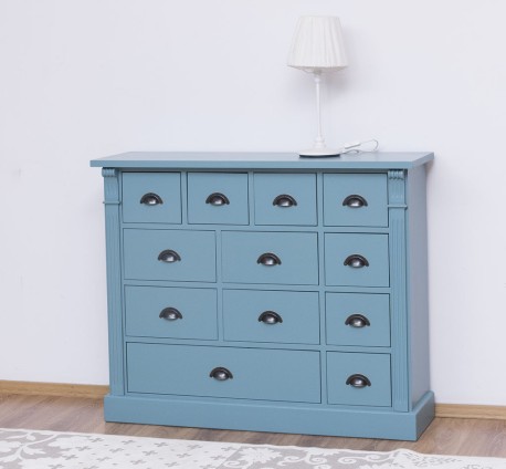 Comoda cu 12 sertare, Colectia Directoire de la Rustic Butique PS485 - Culoare_P008 - VOPSIT