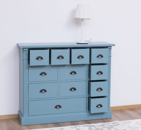 Comoda cu 12 sertare, Colectia Directoire de la Rustic Butique PS485 - Culoare_P008 - VOPSIT