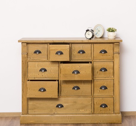 Comoda cu 12 sertare, Colectia Directoire de la Rustic Butique PS485 - Culoare_P082 - LACUIT & VOPSIT