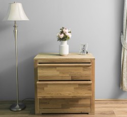 Comoda cu trei sertare Wild Oak, sertare pe sine metalice de la Rustic Butique OPS632 - Culoare_P089 - ULEIAT