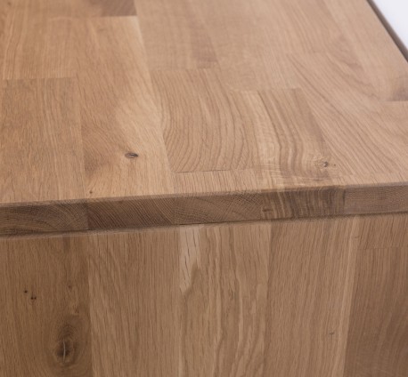 Comoda cu trei sertare Wild Oak, sertare pe sine metalice de la Studio Szel OPS632 - Culoare_P061 - LACUIT