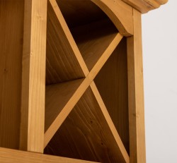 Mobilier de bar cu suport sticle-120 cm de la Rustic Butique PS697 - Culoare_P002 - CERUIT