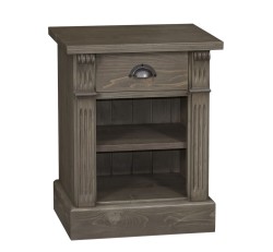 Noptiera cu 1 sertar si 1 polita, Colectia Directoire de la Rustic Butique PS428 - Culoare_P057 - PERIAT USOR
