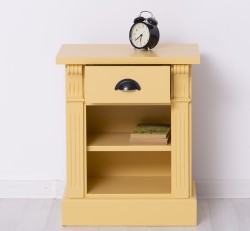 Noptiera cu 1 sertar si 1 polita, Colectia Directoire de la Rustic Butique PS428 - Culoare_P050 - VOPSIT