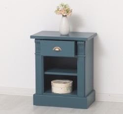 Noptiera cu 1 sertar si 1 polita, Colectia Directoire de la Rustic Butique PS428 - Culoare_P051 - VOPSIT