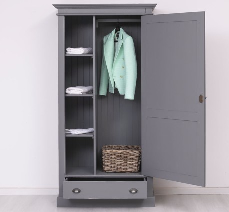 Dulap cu 1 usa si 1 sertar de la Rustic Butique PS293 - Culoare_P078A - VOPSIT ANTICHIZAT