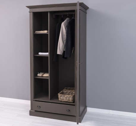 Dulap cu 1 usa si 1 sertar de la Rustic Butique PS293 - Culoare_P028A - VOPSIT ANTICHIZAT