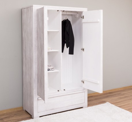 Sifonier cu 2 usi Wild Oak, sertar pe sina metalica de la Studio Szel OPS630 - Culoare_P080 - PERIAT ADANC