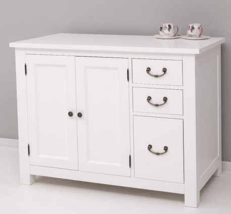 Dulap bucatarie cu 2 usi, 3 sertare de la Rustic Butique PS240 - Culoare_P004 - VOPSIT