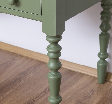 Birou cu 5 sertare de la Rustic Butique PS81 - Culoare_P038A - VOPSIT ANTICHIZAT