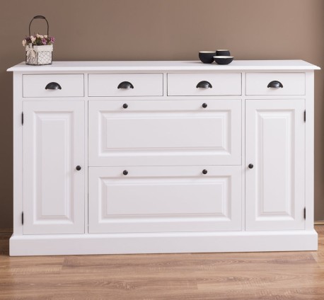 Comoda hol cu 2+2 usi si 4 sertare de la Rustic Butique PS472 - Culoare_P004 - VOPSIT