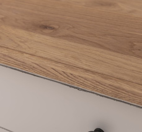 Comoda hol cu 2+2 usi si 4 sertare de la Rustic Butique PS472 - Culoare Top_P089 - Culoare Corp_P028++P024A - TRIPLU COLOR