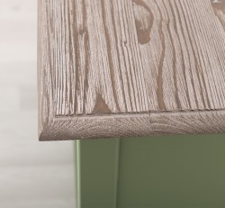 Consola cu 1 sertar de la Rustic Butique PS30 - Culoare Top_P067 - Culoare Corp_P054 - DUBLU COLOR