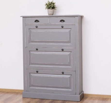 Pantofar cu 3 usi si 2 sertare de la Studio Szel PS415 - Culoare_P078A - VOPSIT ANTICHIZAT