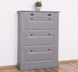 Pantofar cu 3 usi si 2 sertare de la Studio Szel PS415 - Culoare_P078A - VOPSIT ANTICHIZAT
