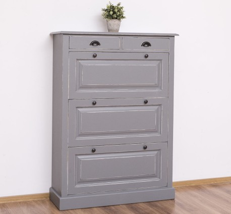 Pantofar cu 3 usi si 2 sertare de la Studio Szel PS415 - Culoare_P078A - VOPSIT ANTICHIZAT