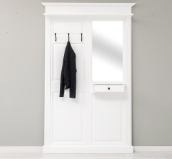 Cuier cu oglinda, 1 sertar de la Studio Szel PS242 - Culoare_P004 - VOPSIT