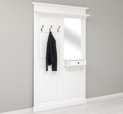Cuier cu oglinda, 1 sertar de la Studio Szel PS242 - Culoare_P004 - VOPSIT