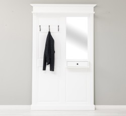 Cuier cu oglinda, 1 sertar de la Studio Szel PS242 - Culoare_P004 - VOPSIT