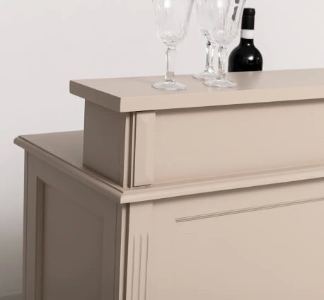 Bar cu 4 sertare, 4 compartimente deschise de la Studio Szel PS578 - Culoare_P023 - VOPSIT