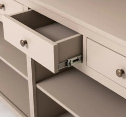 Bar cu 4 sertare, 4 compartimente deschise de la Studio Szel PS578 - Culoare_P023 - VOPSIT