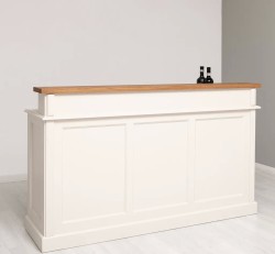 Bar cu 4 sertare, 4 compartimente deschise, blat stejar - PS578-TOP OAK