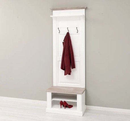 Cuier cu spatii deschise, blat stejar de la Studio Szel PS537 - Culoare Top_P067- Culoare Corp_P004 - DUBLU COLOR