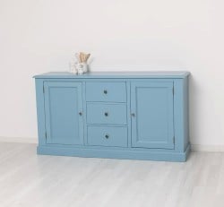 Bufet cu 2 usi, 3 sertare, BAS de la Studio Szel PS370BAS - Culoare_P053 - VOPSIT