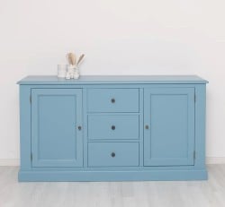 Bufet cu 2 usi, 3 sertare, BAS de la Studio Szel PS370BAS - Culoare_P053 - VOPSIT