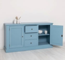 Bufet cu 2 usi, 3 sertare, BAS de la Studio Szel PS370BAS - Culoare_P053 - VOPSIT