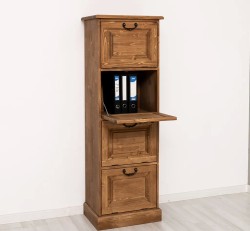 Comoda ingusta cu 4 usi rabatabile de la Studio Szel PS13 - Culoare_P001- CERUIT