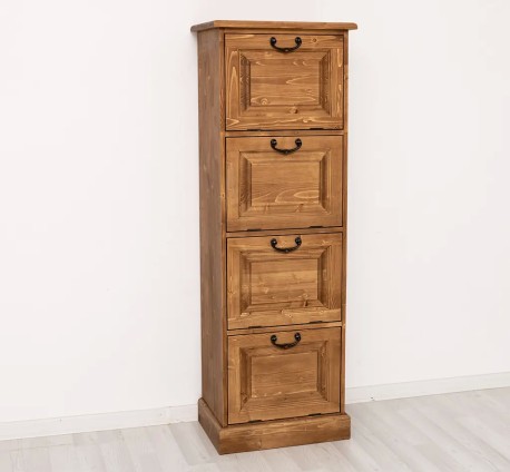 Comoda ingusta cu 4 usi rabatabile de la Studio Szel PS13 - Culoare_P001- CERUIT