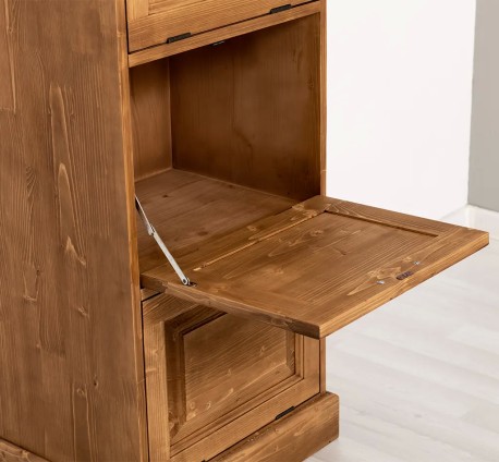 Comoda ingusta cu 4 usi rabatabile de la Studio Szel PS13 - Culoare_P001- CERUIT