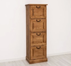 Comoda ingusta cu 4 usi rabatabile de la Studio Szel PS13 - Culoare_P001- CERUIT